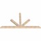 Ekena Millwork Saratoga Smooth Timber Gable Bracket, Douglas Fir, 108"W x 58"H x 3 1/2"D x 5 1/2"F, 13/12 Pitch GBW108X58X0406SAR00SDF - alternate 3